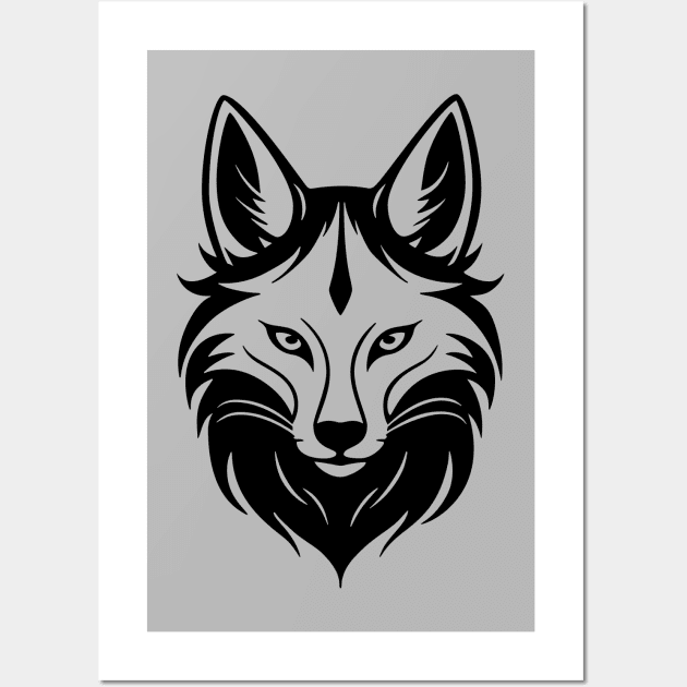 Majestic Fox Head Wall Art by NeverDrewBefore